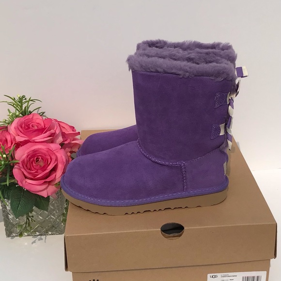 UGG Bailey Bow Striped Boots - Picture 4 of 8